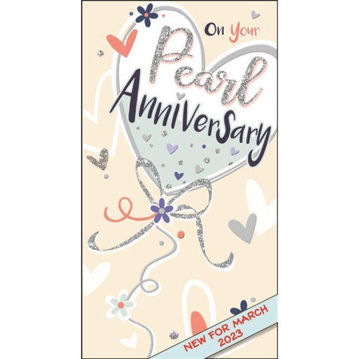 Picture of ON YOUR PEARL ANNIVERSARY CARD